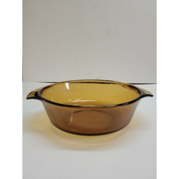 Anchor Hocking Fire King Quart 1 Qt Amber/Brown *NO* Lid - Picture 2 of 4